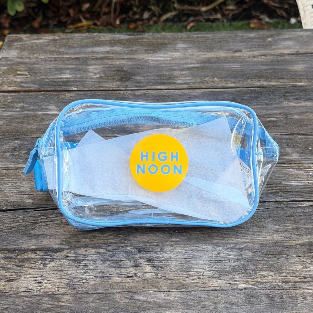 NEW High Noon Hard Seltzer Promo Clear Fanny Pack Hip Pouch Beach Crossbody